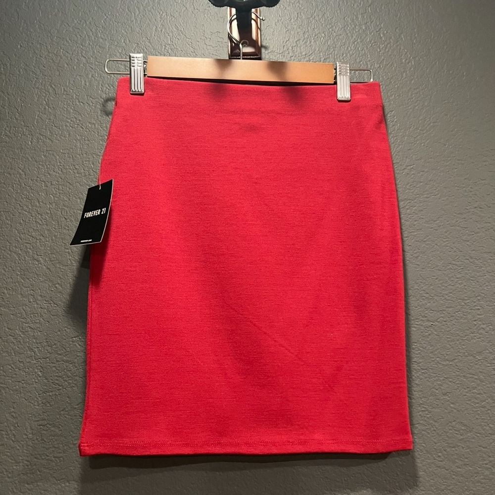 Stylish Burgundy Red Women's Skirt